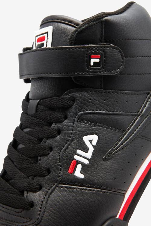 Zapatillas Fila F-13 Hombre Negras Blancas Rojas | Fila532RQ