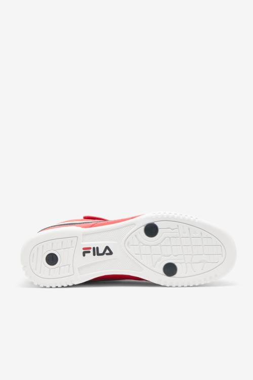 Zapatillas Fila F-13 Mid Hombre Rojas Negras Blancas | Fila152YO