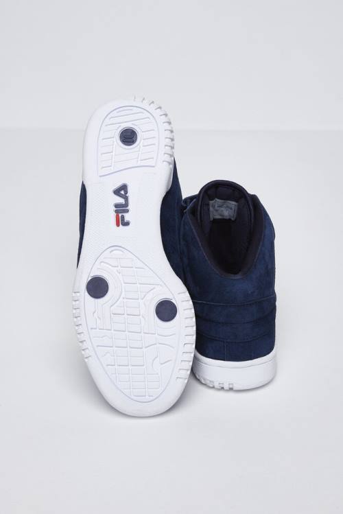 Zapatillas Fila F-13 Premium Mujer Azul Marino Blancas Rojas | Fila430SV