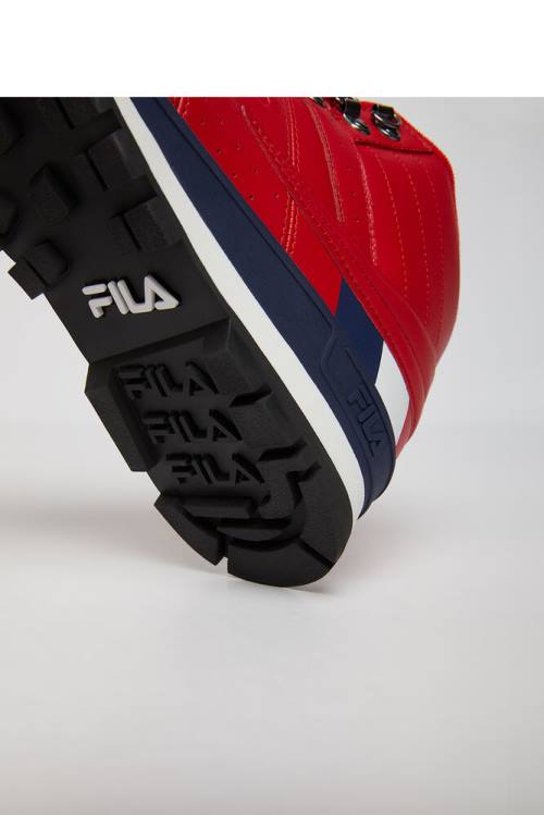 Zapatillas Fila Fitness Hiker Mid Hombre Rojas Azul Marino Blancas | Fila435IY