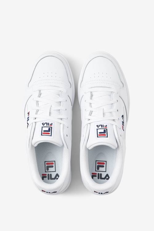 Zapatillas Fila Fx-100 Dsx Mujer Blancas Azul Marino Rojas | Fila801DJ