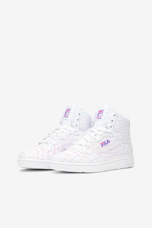 Zapatillas Fila Fx-dsx Mid Mujer Blancas Moradas | Fila603RP