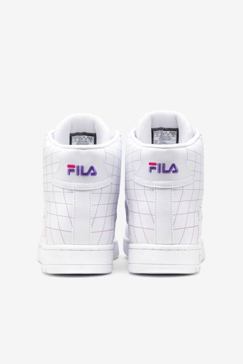 Zapatillas Fila Fx-dsx Mid Mujer Blancas Moradas | Fila603RP