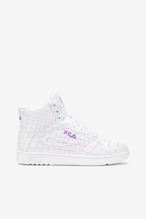 Zapatillas Fila Fx-dsx Mid Mujer Blancas Moradas | Fila603RP