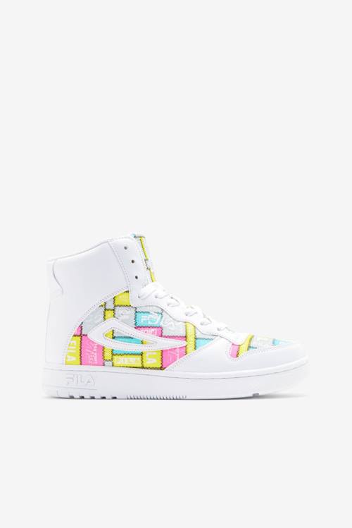 Zapatillas Fila Fx-dsx Mid Patchwork Mujer Blancas Moradas | Fila265SH