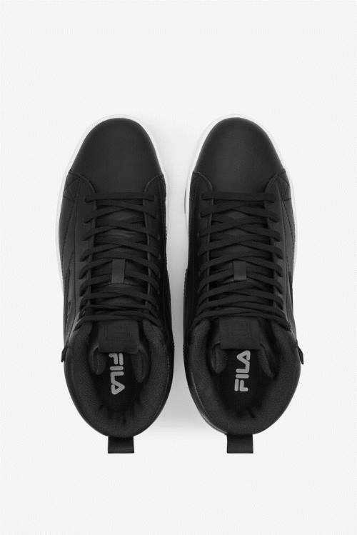 Zapatillas Fila Gennaio Mujer Negras Blancas | Fila947FL