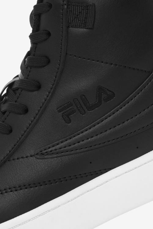 Zapatillas Fila Gennaio Mujer Negras Blancas | Fila947FL