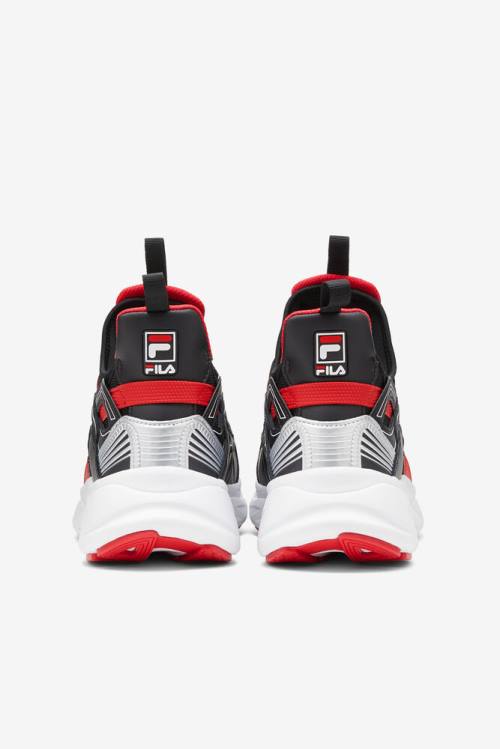 Zapatillas Fila Hallasan Hombre Negras Rojas Blancas | Fila658IR