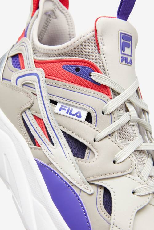 Zapatillas Fila Hallasan Hombre Plateadas Gris Azules Oscuro | Fila740DZ