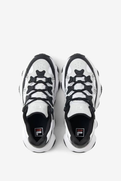 Zapatillas Fila Jagger Hombre Blancas Negras | Fila527TB