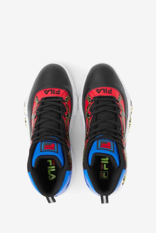 Zapatillas Fila Mb Hombre Negras Azules Rojas | Fila574SK