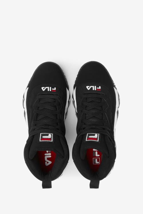 Zapatillas Fila Mb Hombre Negras Blancas Rojas | Fila518WR