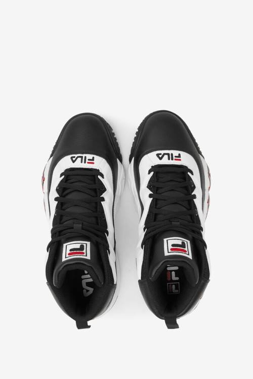 Zapatillas Fila Mb Hombre Negras Blancas Rojas | Fila618LM