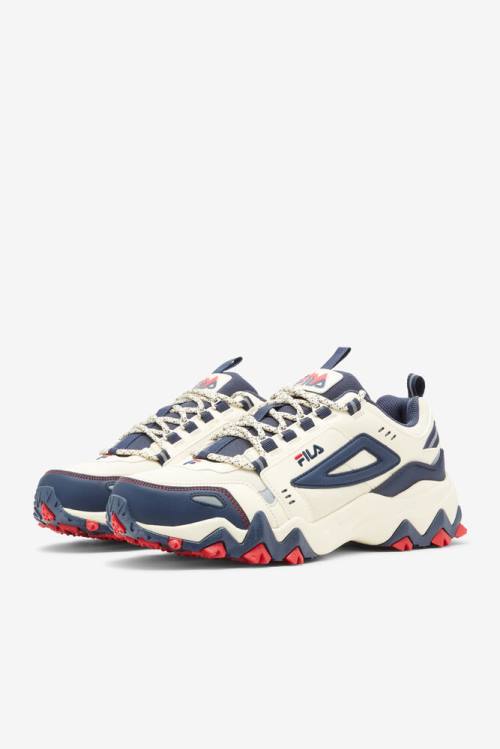 Zapatillas Fila Oakmont TR Hombre Blancas Azul Marino Rojas | Fila638VR