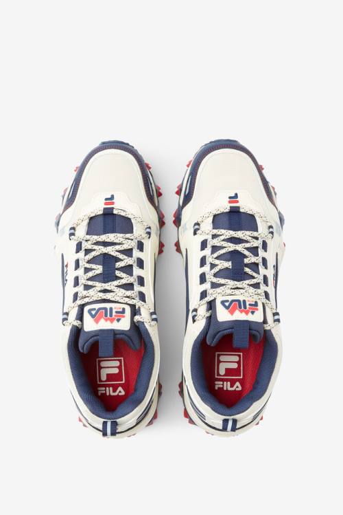 Zapatillas Fila Oakmont TR Hombre Blancas Azul Marino Rojas | Fila638VR