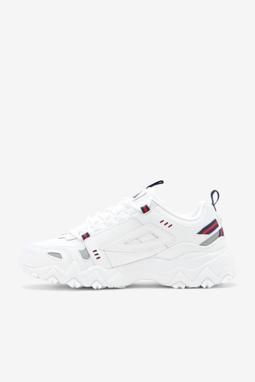 Zapatillas Fila Oakmont TR Hombre Blancas Azul Marino Rojas | Fila912TD