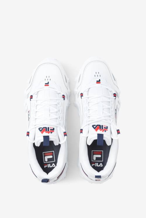 Zapatillas Fila Oakmont TR Hombre Blancas Azul Marino Rojas | Fila912TD