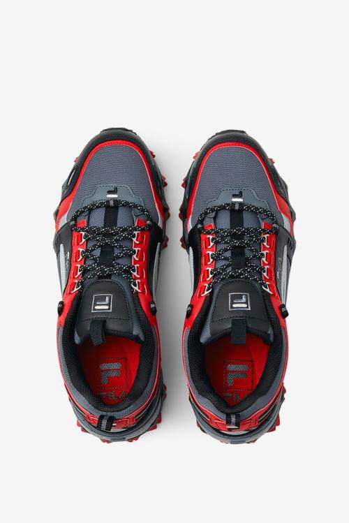 Zapatillas Fila Oakmont TR Hombre Negras Rojas | Fila192RI