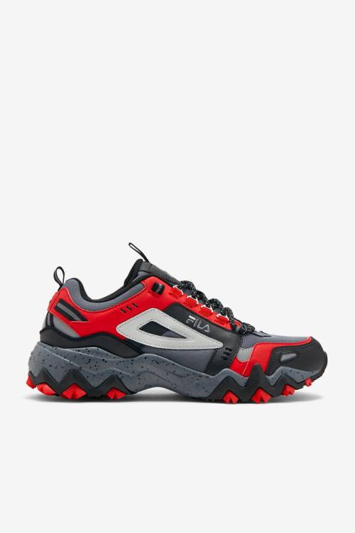 Zapatillas Fila Oakmont TR Hombre Negras Rojas | Fila192RI