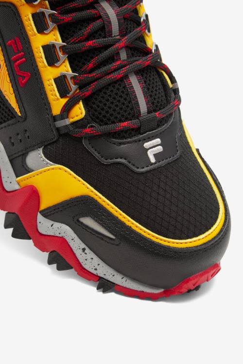 Zapatillas Fila Oakmont TR Hombre Negras Limón Rojas | Fila453BT