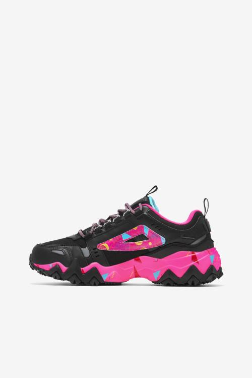 Zapatillas Fila Oakmont TR Mujer Negras Rosas | Fila695HR