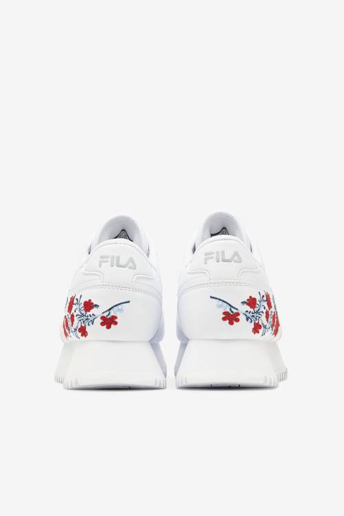 Zapatillas Fila Orbit Flower Mujer Blancas | Fila478VX