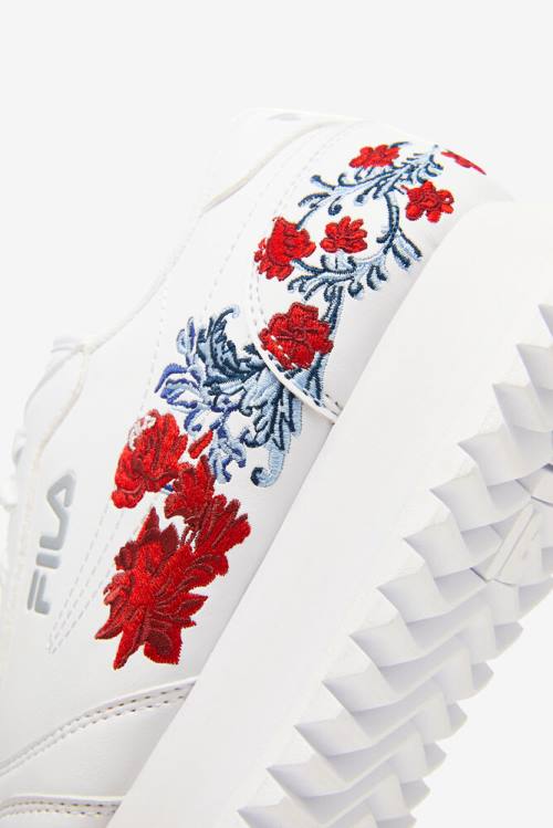 Zapatillas Fila Orbit Flower Mujer Blancas | Fila478VX