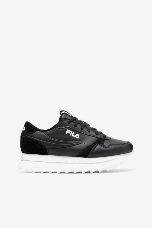 Zapatillas Fila Orbit Zero Mujer Negras Blancas | Fila062XE