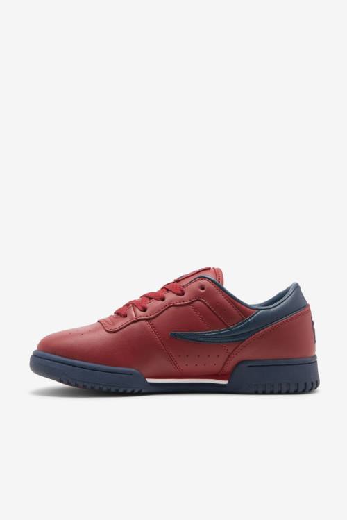 Zapatillas Fila Original Fitness Hombre Rojas Azul Marino Blancas | Fila421YC