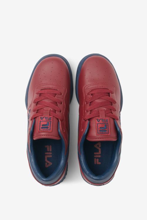 Zapatillas Fila Original Fitness Hombre Rojas Azul Marino Blancas | Fila421YC