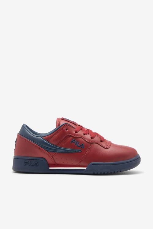 Zapatillas Fila Original Fitness Hombre Rojas Azul Marino Blancas | Fila421YC