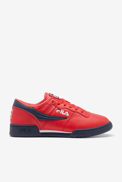 Zapatillas Fila Original Fitness Hombre Rojas Azul Marino Blancas | Fila638XA