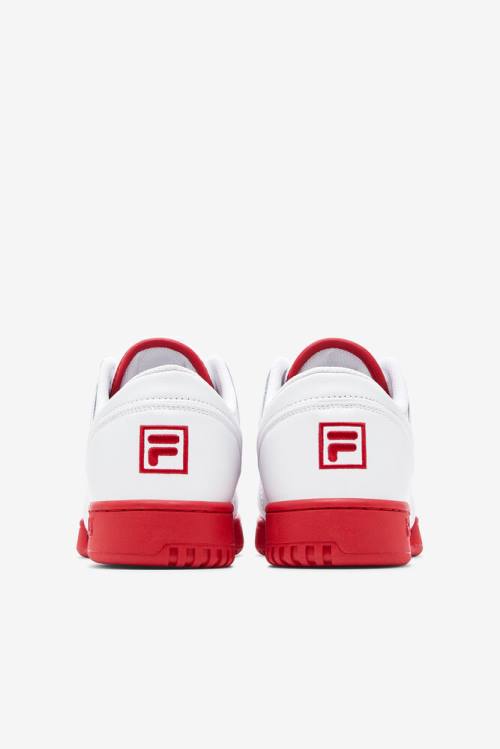 Zapatillas Fila Original Fitness Hombre Blancas Rojas Blancas | Fila789FE