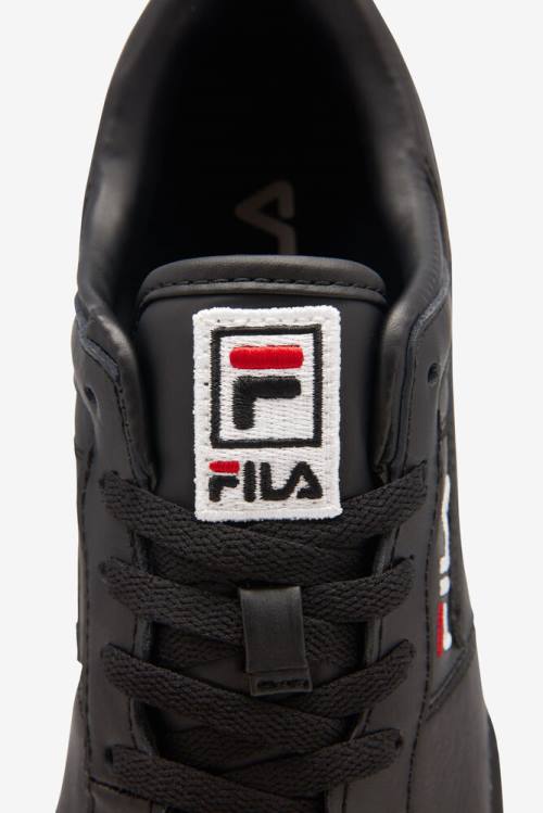 Zapatillas Fila Original Fitness Hombre Negras Blancas Rojas | Fila921VR