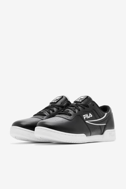 Zapatillas Fila Original Fitness Hombre Negras Blancas | Fila932UG