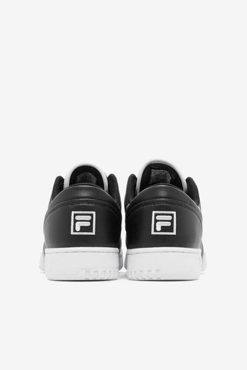 Zapatillas Fila Original Fitness Hombre Negras Blancas | Fila932UG