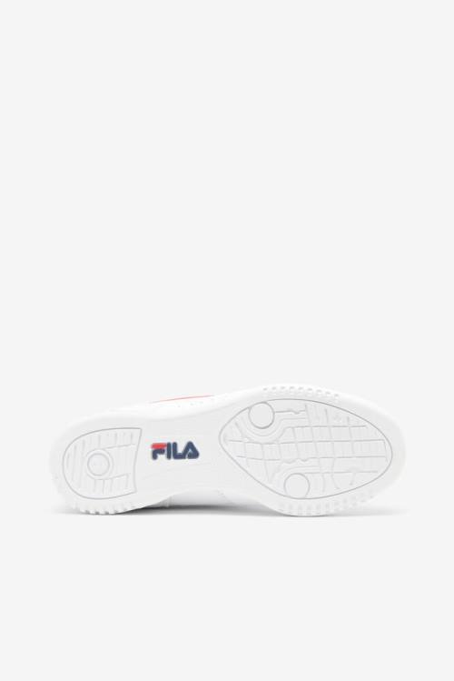 Zapatillas Fila Original Fitness Mujer Blancas Azul Marino Rojas | Fila462EB