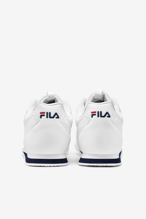 Zapatillas Fila Panzia Hombre Blancas Azul Marino Rojas | Fila895JB