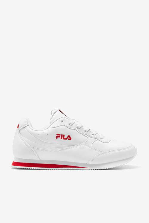 Zapatillas Fila Panzia Hombre Blancas Rojas Blancas | Fila320QC