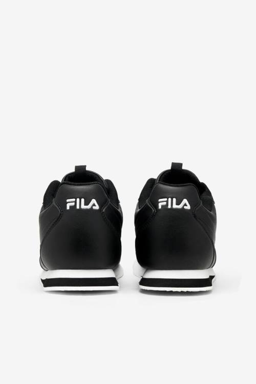 Zapatillas Fila Panzia Hombre Negras Blancas | Fila901KP