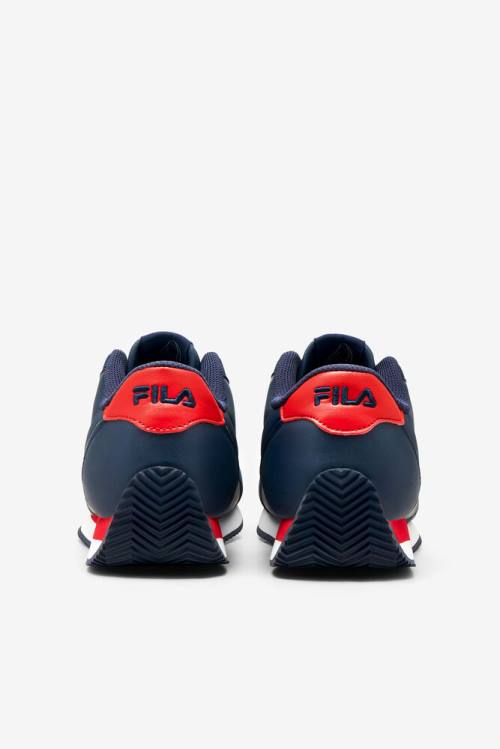 Zapatillas Fila Province Hombre Azul Marino Rojas Blancas | Fila627FI