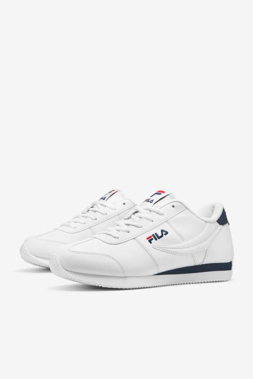 Zapatillas Fila Province Hombre Blancas Azul Marino Rojas | Fila869GO