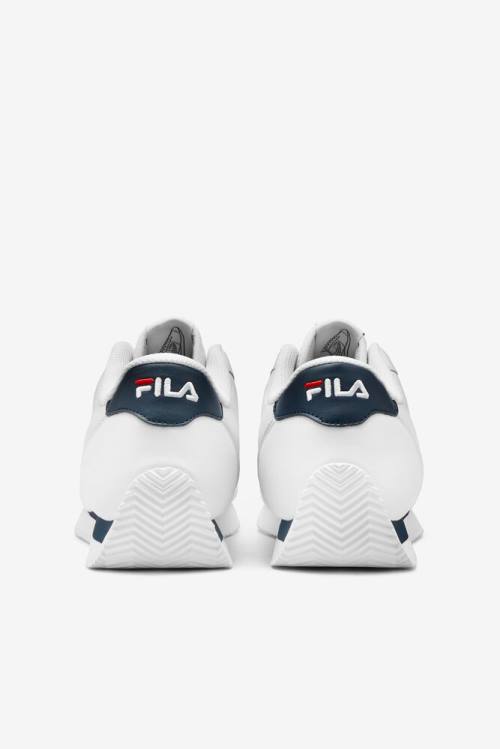 Zapatillas Fila Province Hombre Blancas Azul Marino Rojas | Fila869GO