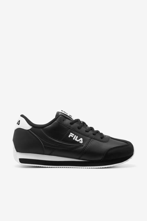 Zapatillas Fila Province Hombre Negras Blancas | Fila934XJ