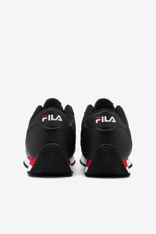 Zapatillas Fila Province Hombre Negras Rojas Blancas | Fila462VB