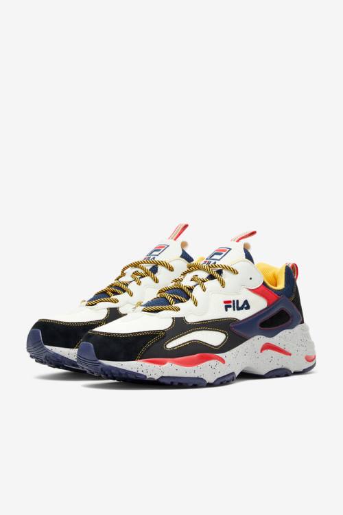 Zapatillas Fila Ray Tracer Hombre Azul Marino Plateadas Negras | Fila572OH