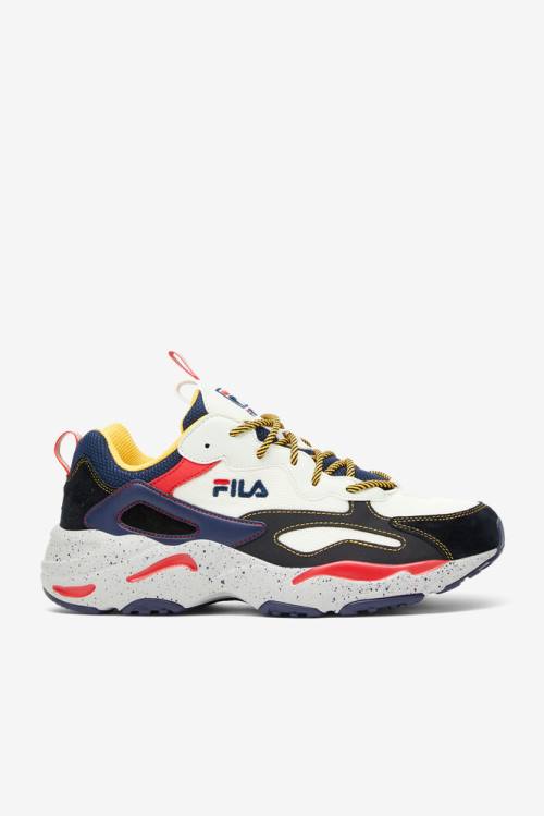 Zapatillas Fila Ray Tracer Hombre Azul Marino Plateadas Negras | Fila572OH