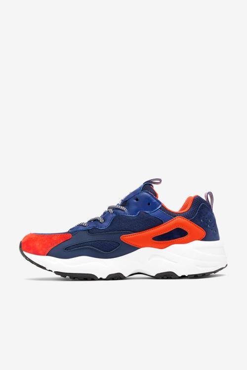 Zapatillas Fila Ray Tracer Hombre Azul Marino Azules Rojas | Fila625JZ