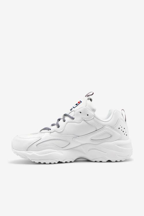 Zapatillas Fila Ray Tracer Hombre Blancas Azul Marino Rojas | Fila079IX