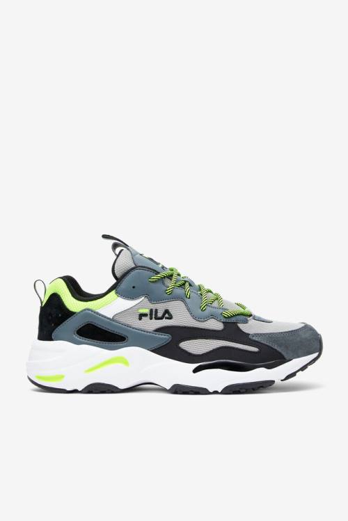 Zapatillas Fila Ray Tracer Hombre Negras Amarillo | Fila051LI